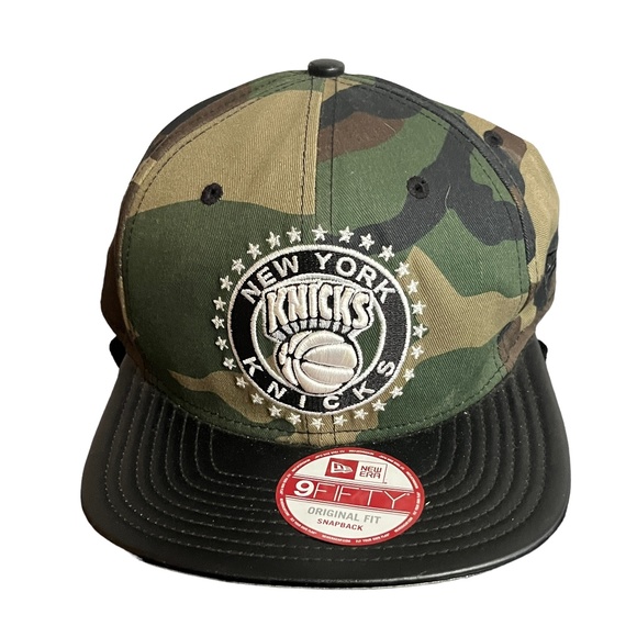 9fifty Accessories New York Knicks 9fifty New Era Camo Original Fit Snapback Mens Baseball